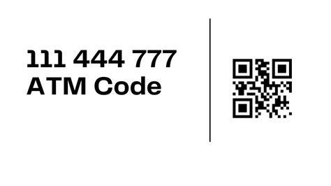 111 444 777 atm free money atm secret code|Hacking ATMs: No Malware Required .